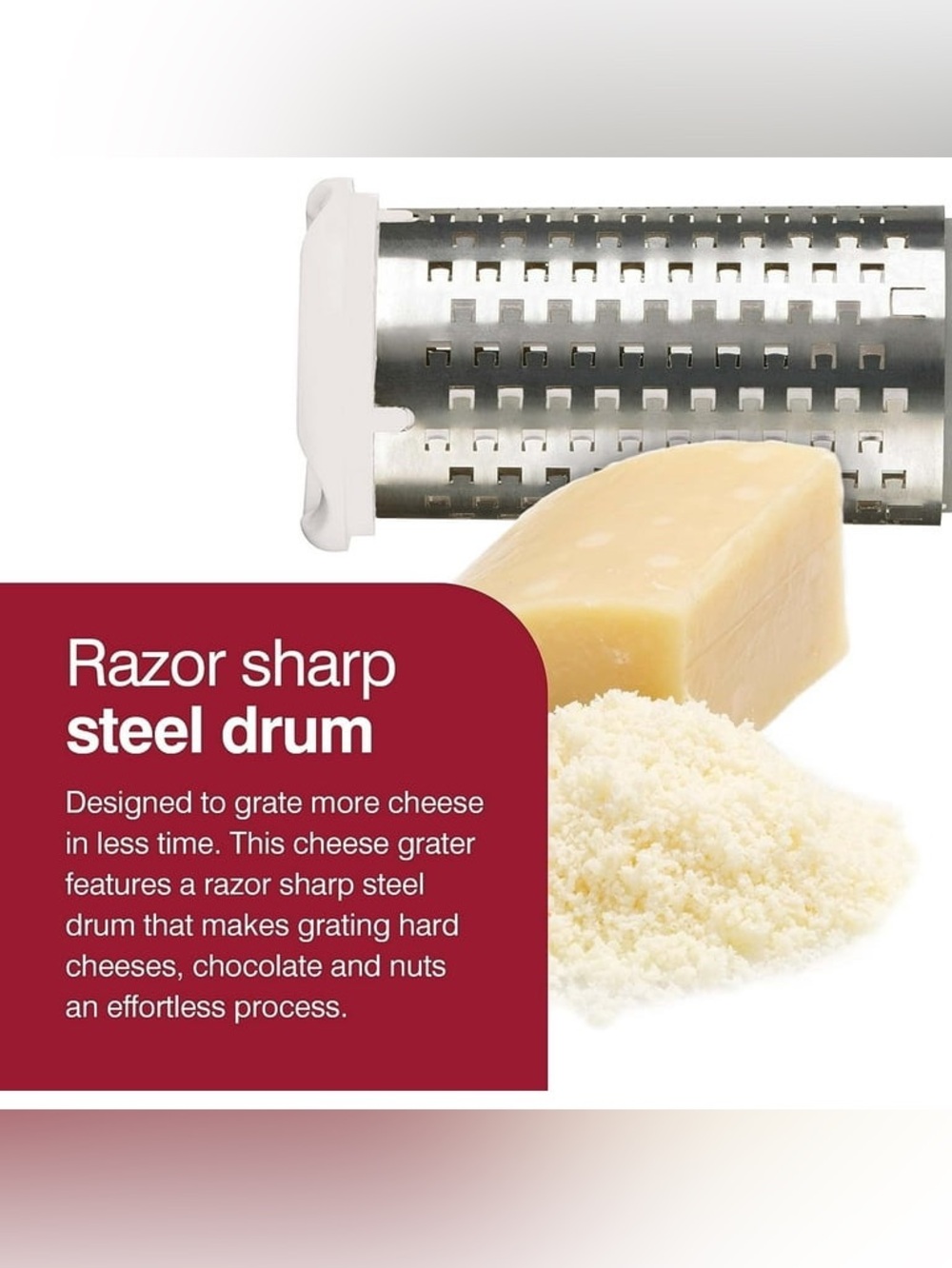 Zyliss Classic Cheese Grater - Picture 3 of 4